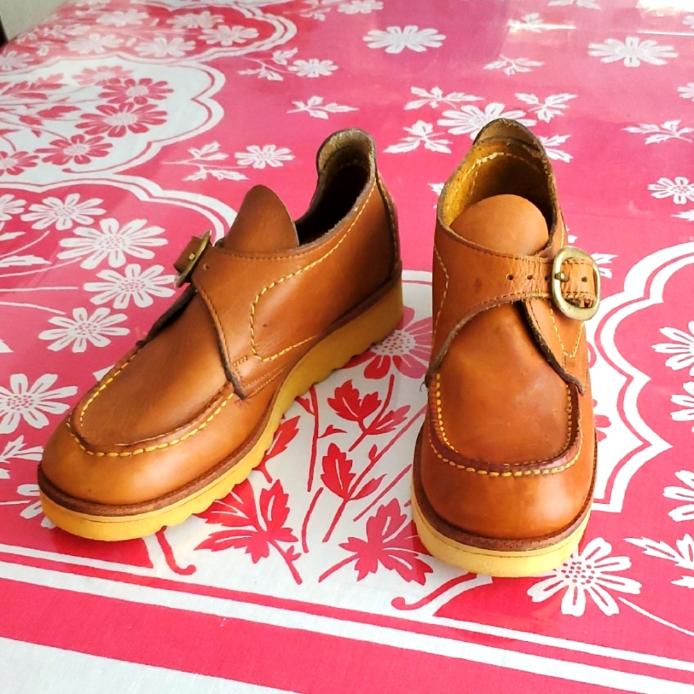 Vintage VULCAN loafer Wedges 7 Narrow